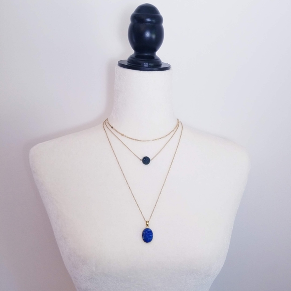 PANACEA Multi-Layered Pendant Necklace - Picture 7 of 11